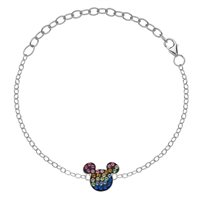 Armband Disney Kind Mickey Mouse in Silber Cristallo BS00025SRML-55.CS